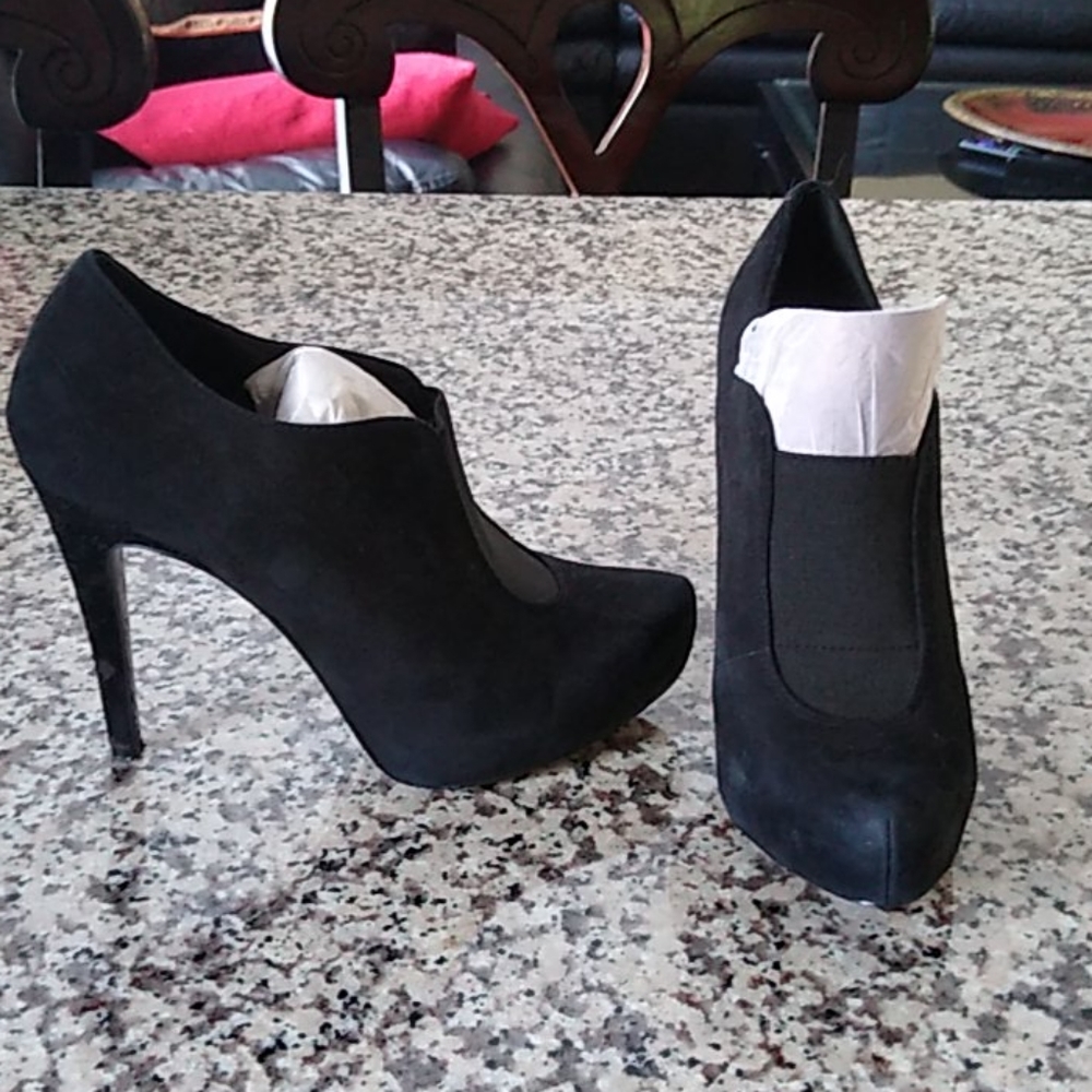 Black Suede Heels